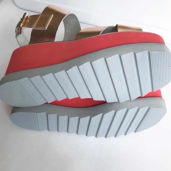 Free People Kate Wedge Sandal Rose size 9 - Picture 8 of 8